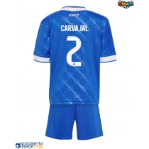 Otroški Nogometni dresi Real Madrid Daniel Carvajal #2 Tretji 2025-26 Kratek Rokav (+ Kratke hlače)